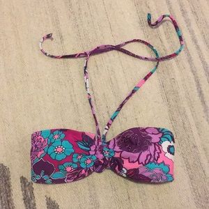 Roxy floral swim top